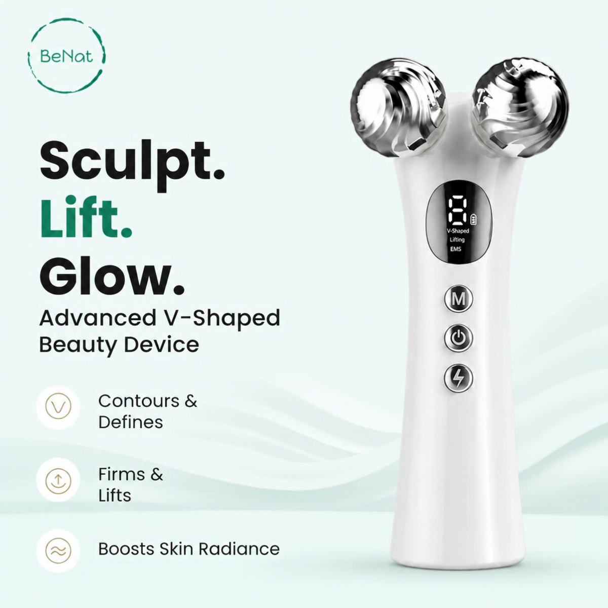 Advanced Microcurrent Facial Toning Device & Body Sculpting Massager